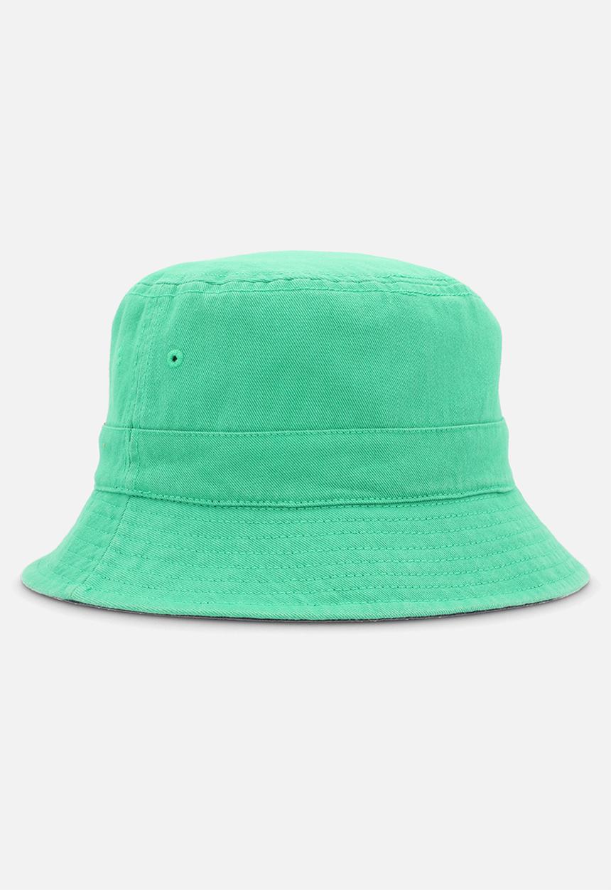 POLO - Classic Reversible Bucket Hat - Green/Navy