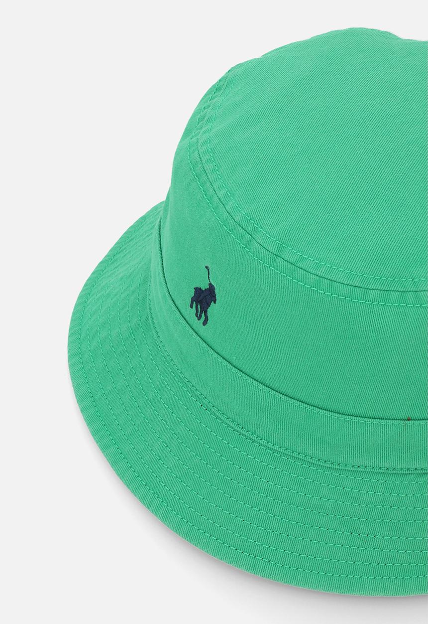 POLO - Classic Reversible Bucket Hat - Green/Navy