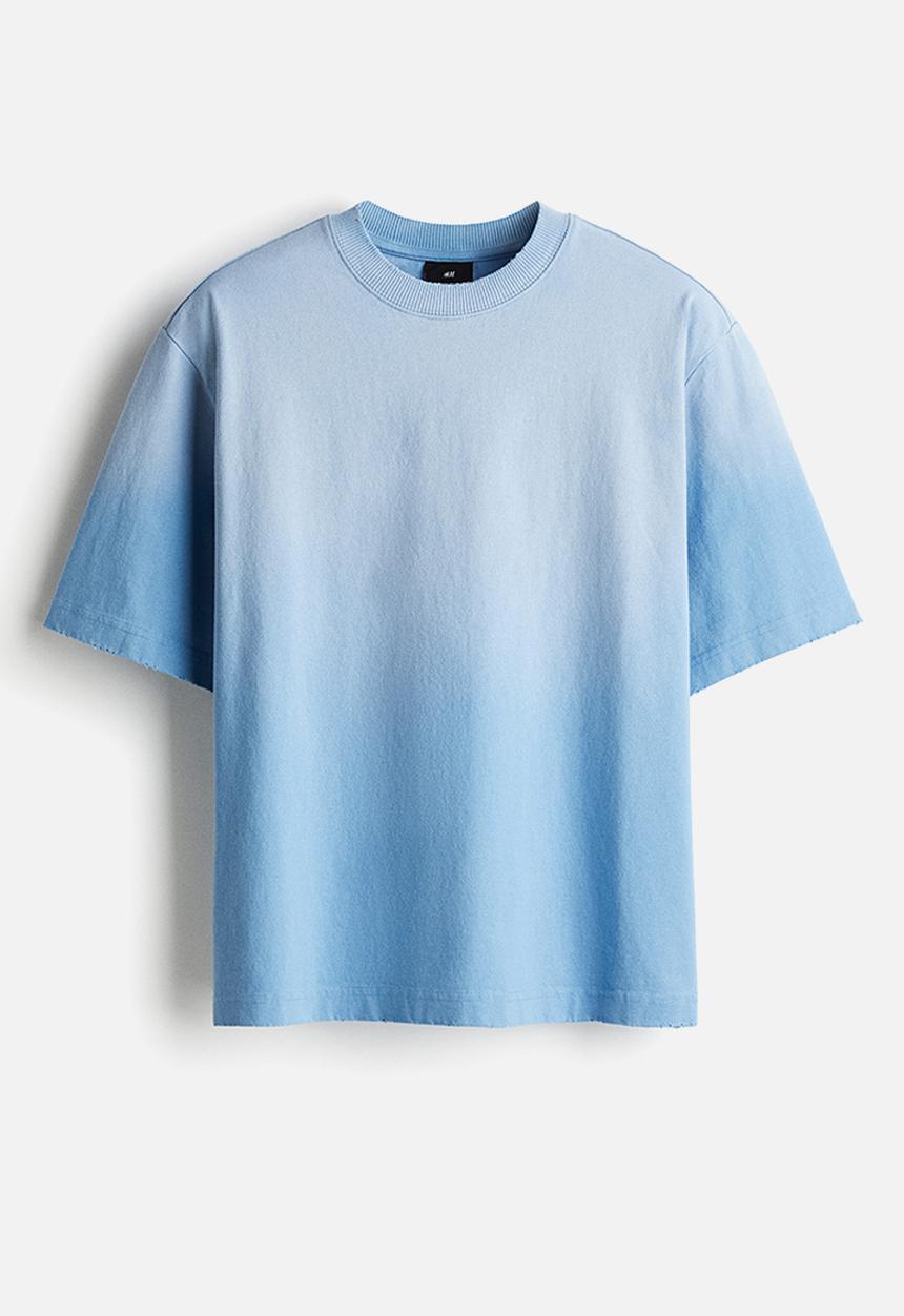 H&M - Oversized fit t-shirt - blue ombre