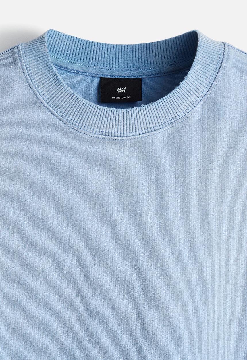 H&M - Oversized fit t-shirt - blue ombre
