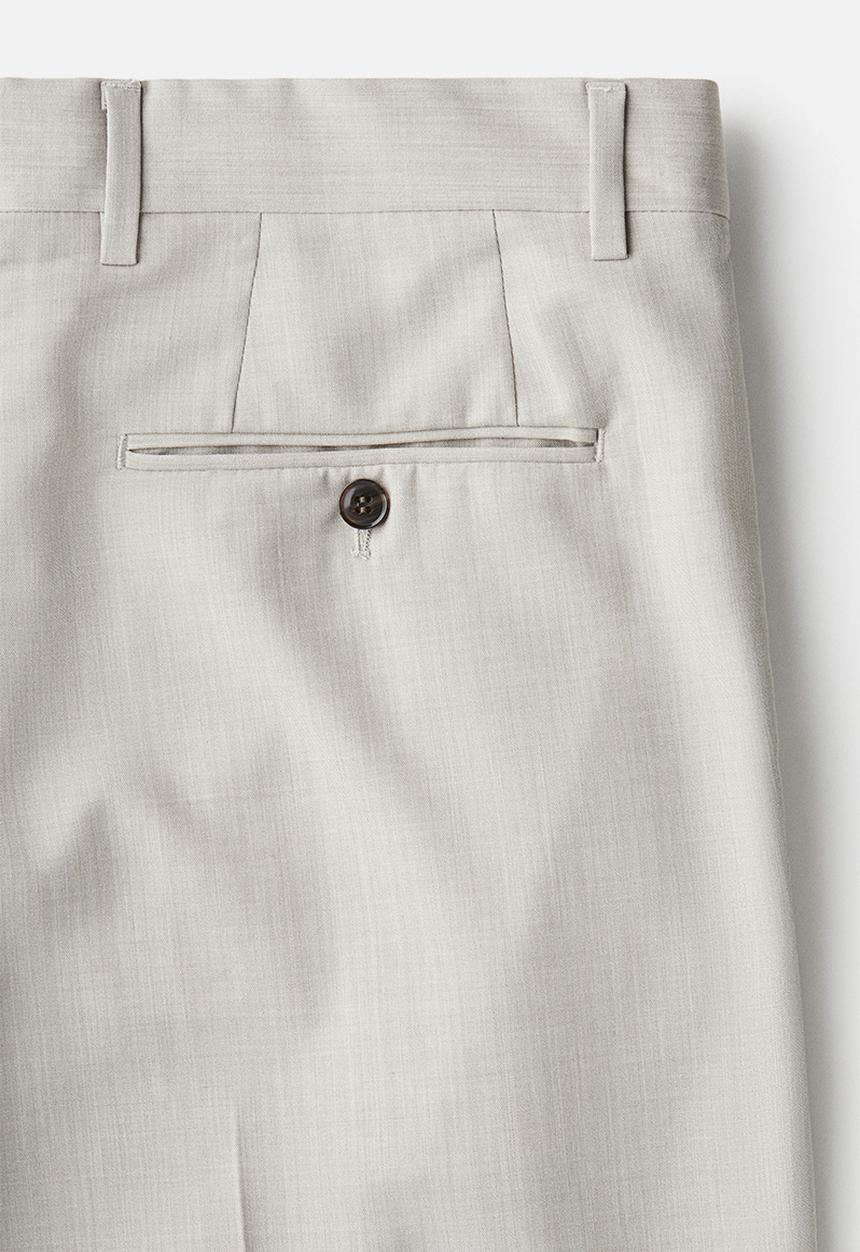 H&M - Regular fit suit trousers - light beige