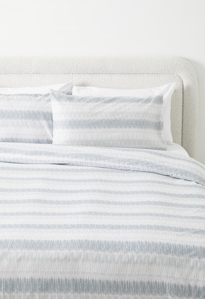 Sixth Floor - Sabian Stripe Super Soft Duvet Set - Blue