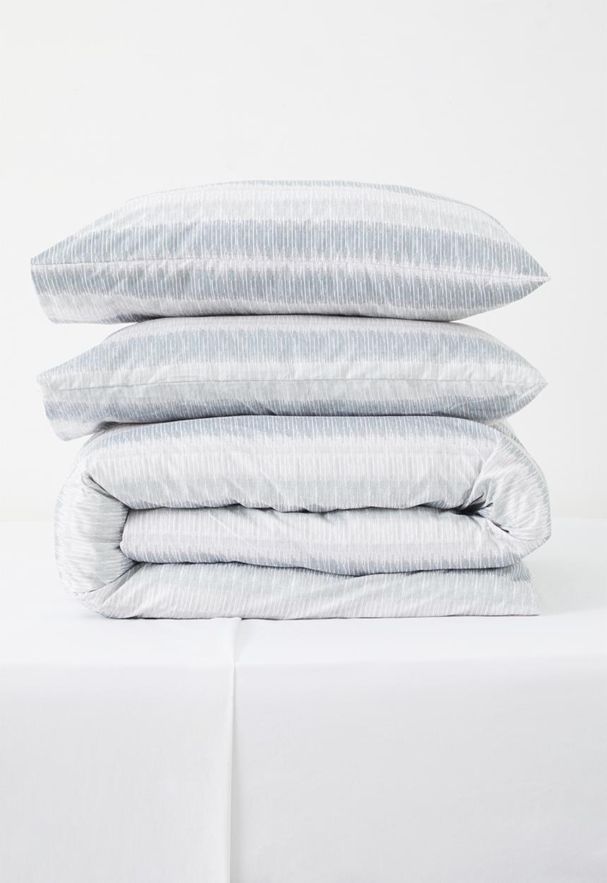Sixth Floor - Sabian Stripe Super Soft Duvet Set - Blue