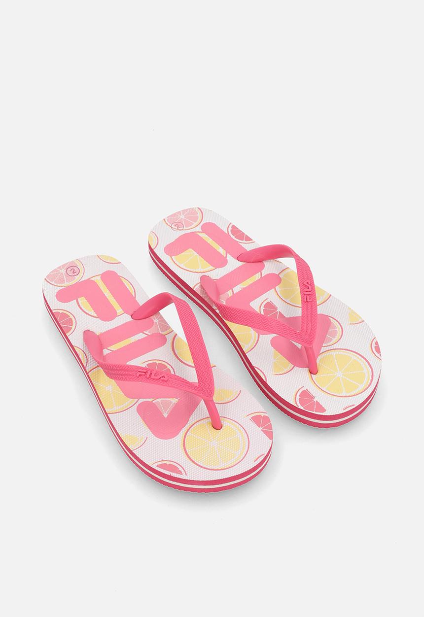 FILA - Lemon flip flop - pink & yellow
