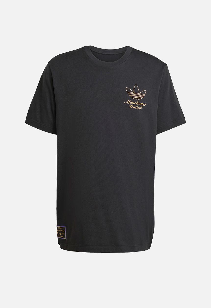 adidas Originals - Manchester United Terrace Icons Graphic Tee  - black