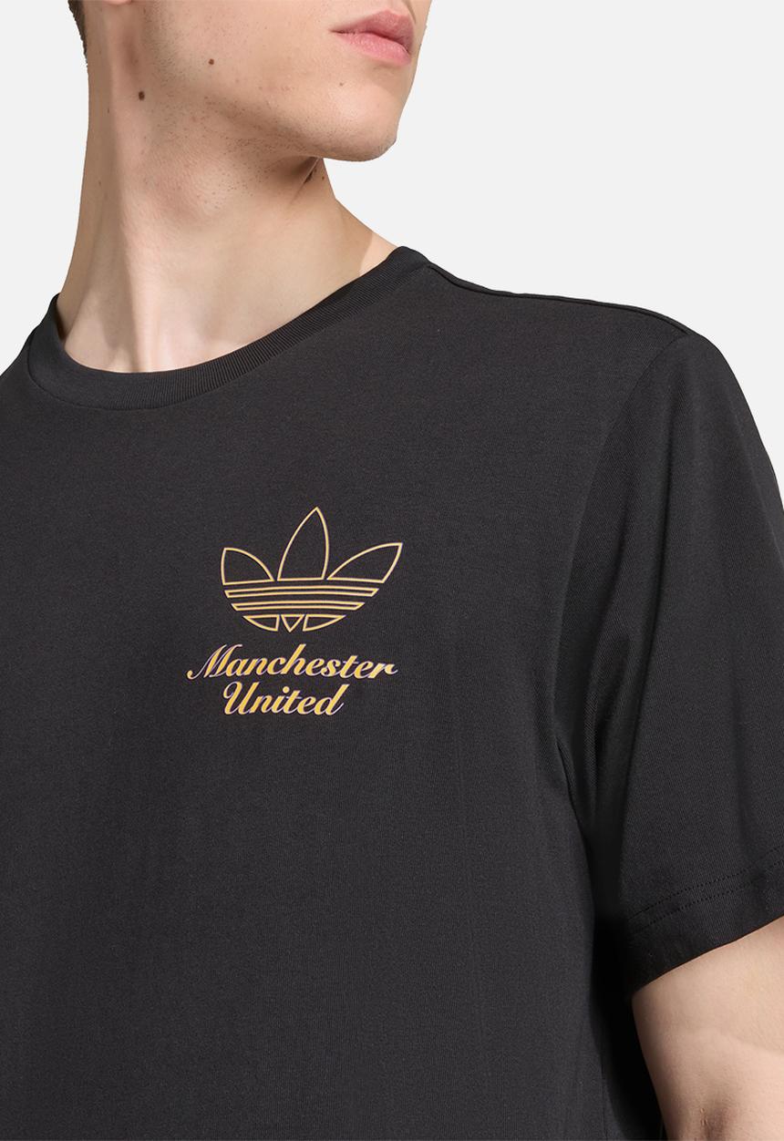 adidas Originals - Manchester United Terrace Icons Graphic Tee  - black