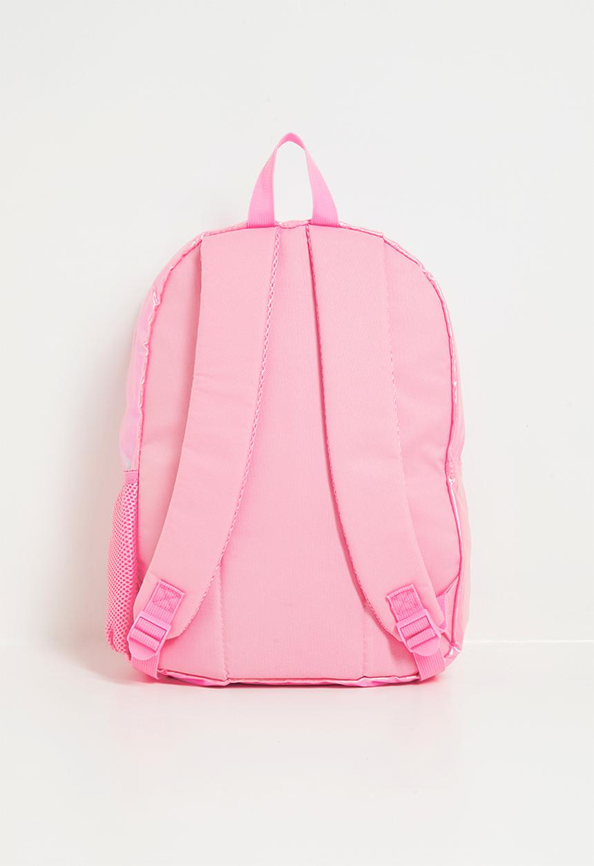 Pop Candy - Barbie backpack with heart quilted front pocket - pink shimmer