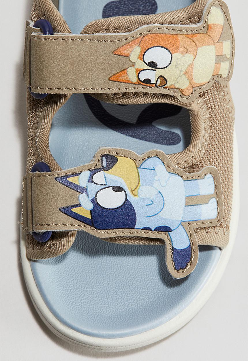 H&M - Motif-detail sandals - beige bluey