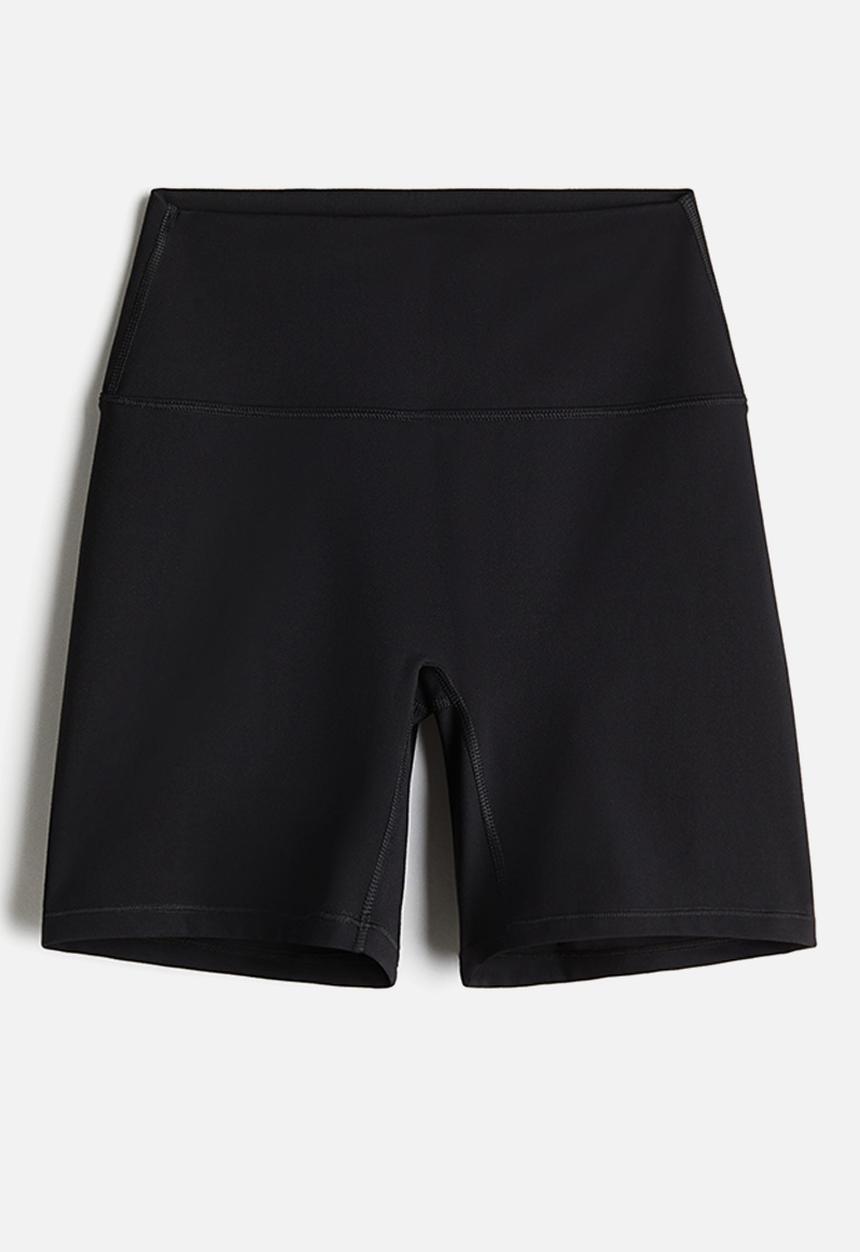 H&M - Sports cycling shorts with softmove™ - black