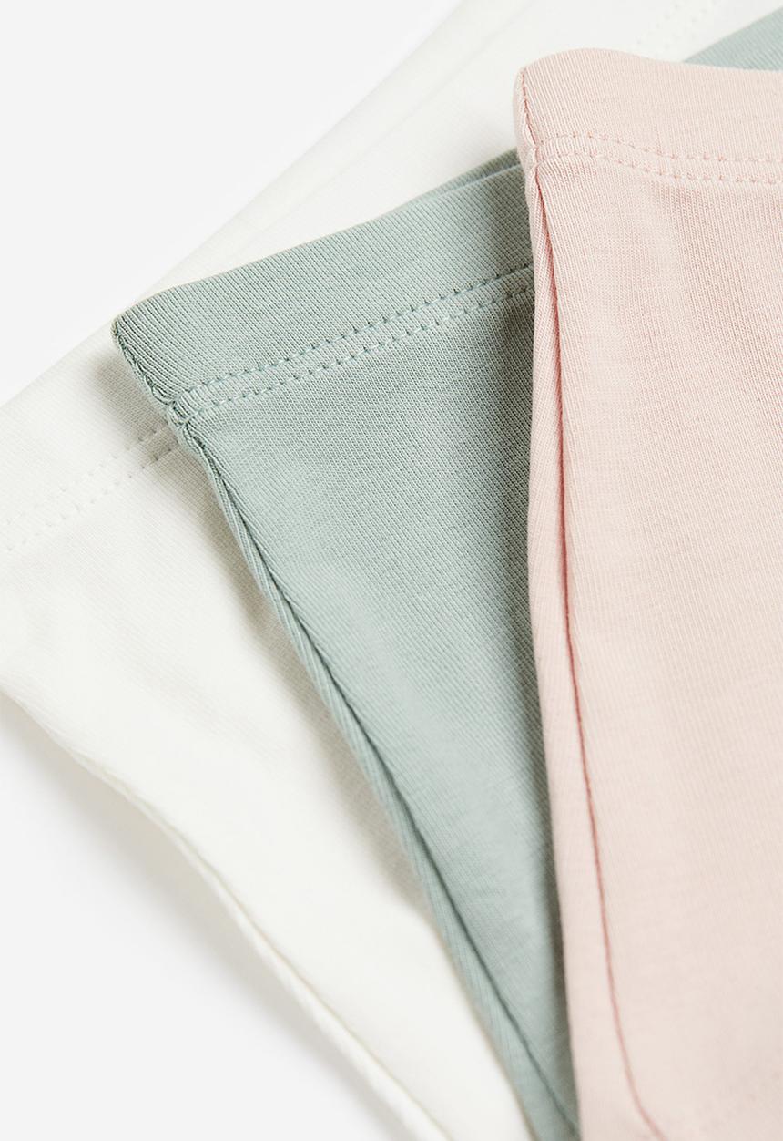 H&M - 3-Pack boxer briefs - sage green/light pink