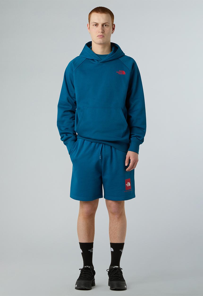 The North Face - Box NSE Reg  Lar Short - Mineral Ink-TNF Red (F9T)