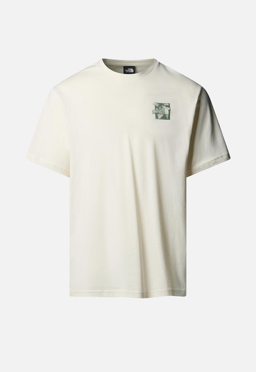 The North Face - Short Sleeve Connect Relaxed Tee - Graphic - White Dune (QLI)