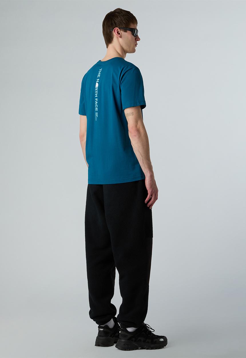 The North Face - Short Sleeve Vertical Logo Tee - Mineral Ink (BSI)