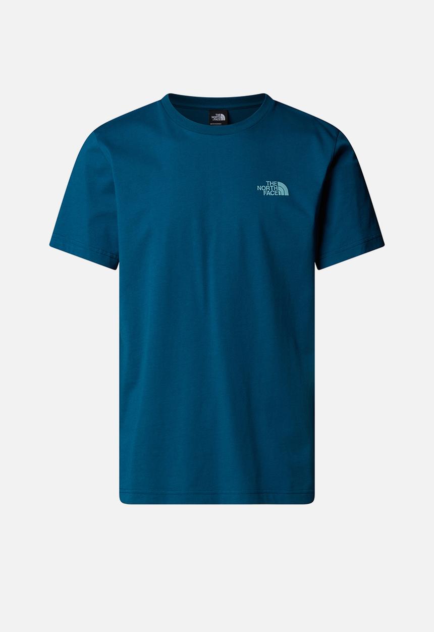 The North Face - Short Sleeve Vertical Logo Tee - Mineral Ink (BSI)