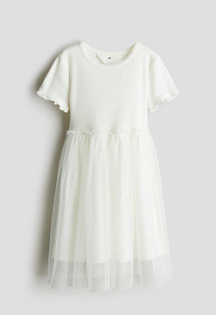 H&M - Tulle skirt dress - white