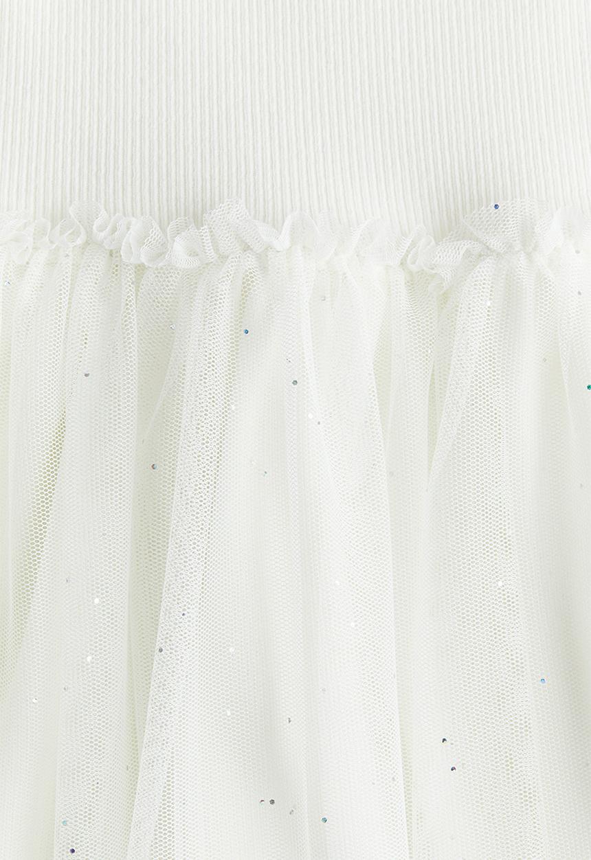 H&M - Tulle skirt dress - white