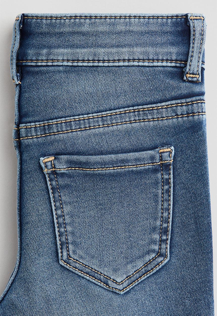 H&M - Super soft flared leg jeans - dark denim blue