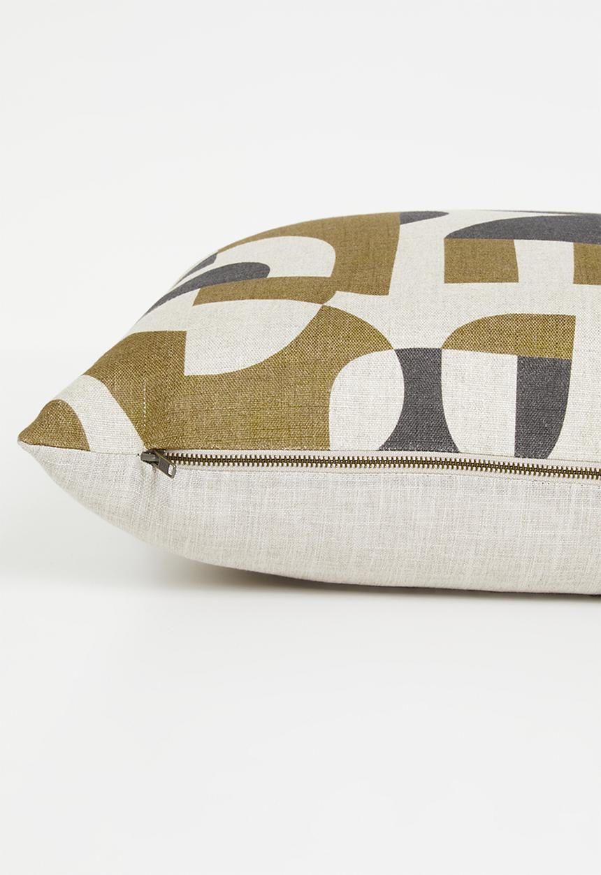 Hertex Fabrics - Century Cushion Cover - Burnt