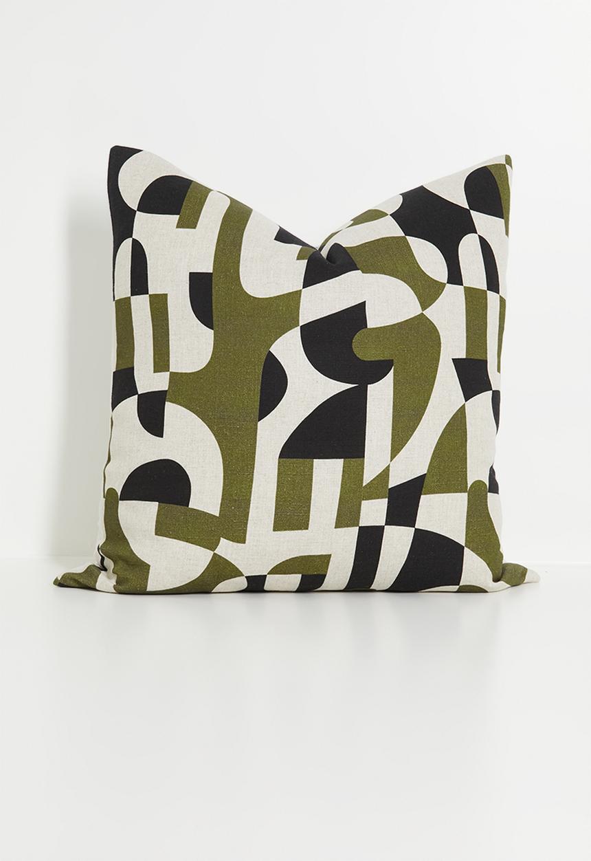 Hertex Fabrics - Century Cushion Cover - Olive