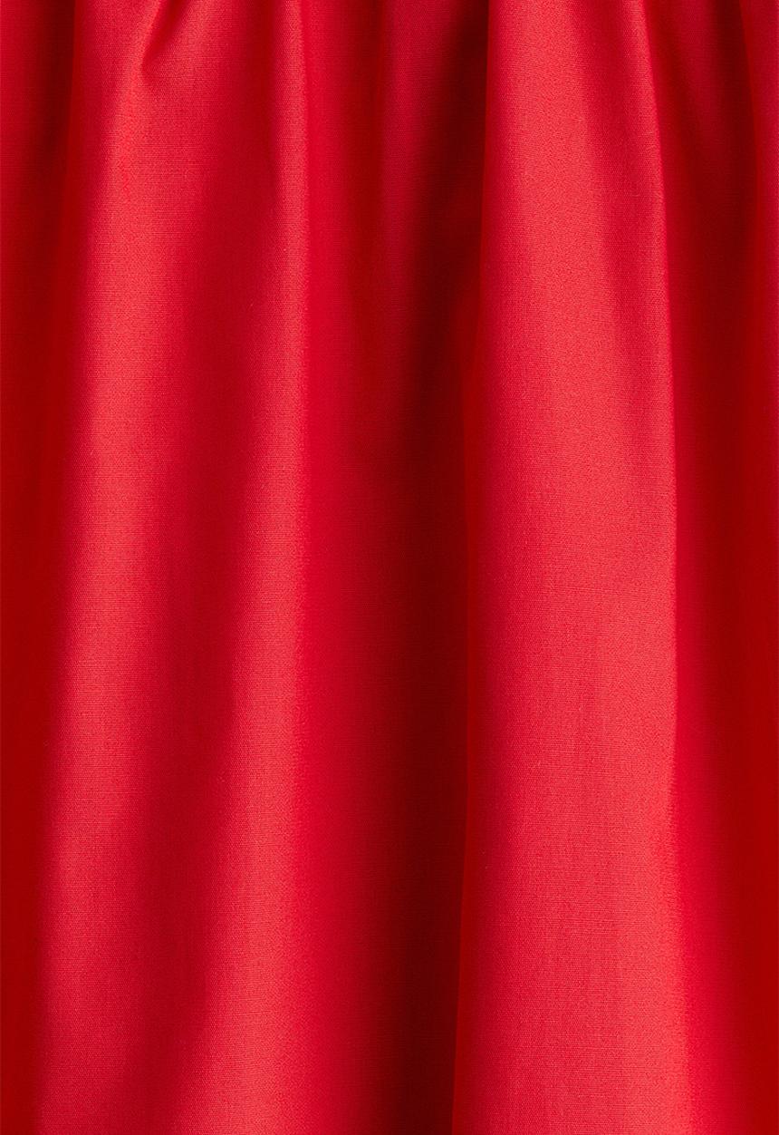 H&M - Tie-strap smocked dress - red
