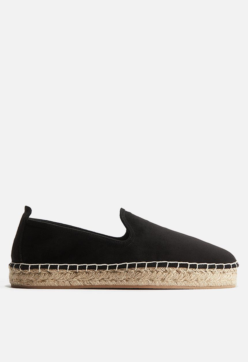 H&M - Canvas espadrilles - black