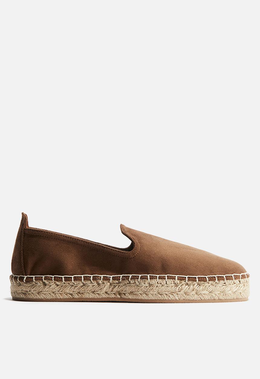 H&M - Canvas espadrilles - dark beige