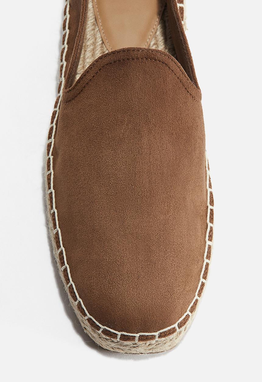 H&M - Canvas espadrilles - dark beige