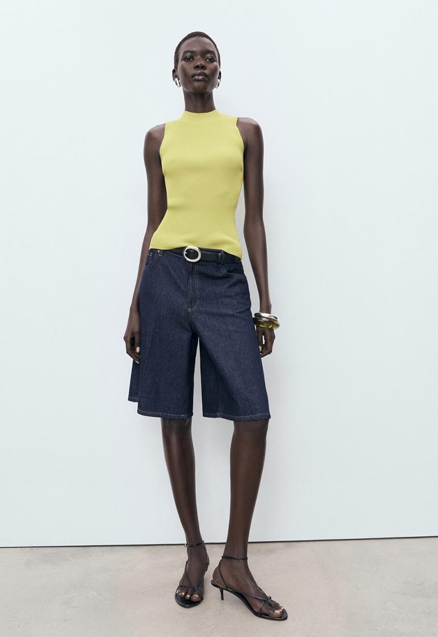 MANGO - Top Albert - Bright Yellow