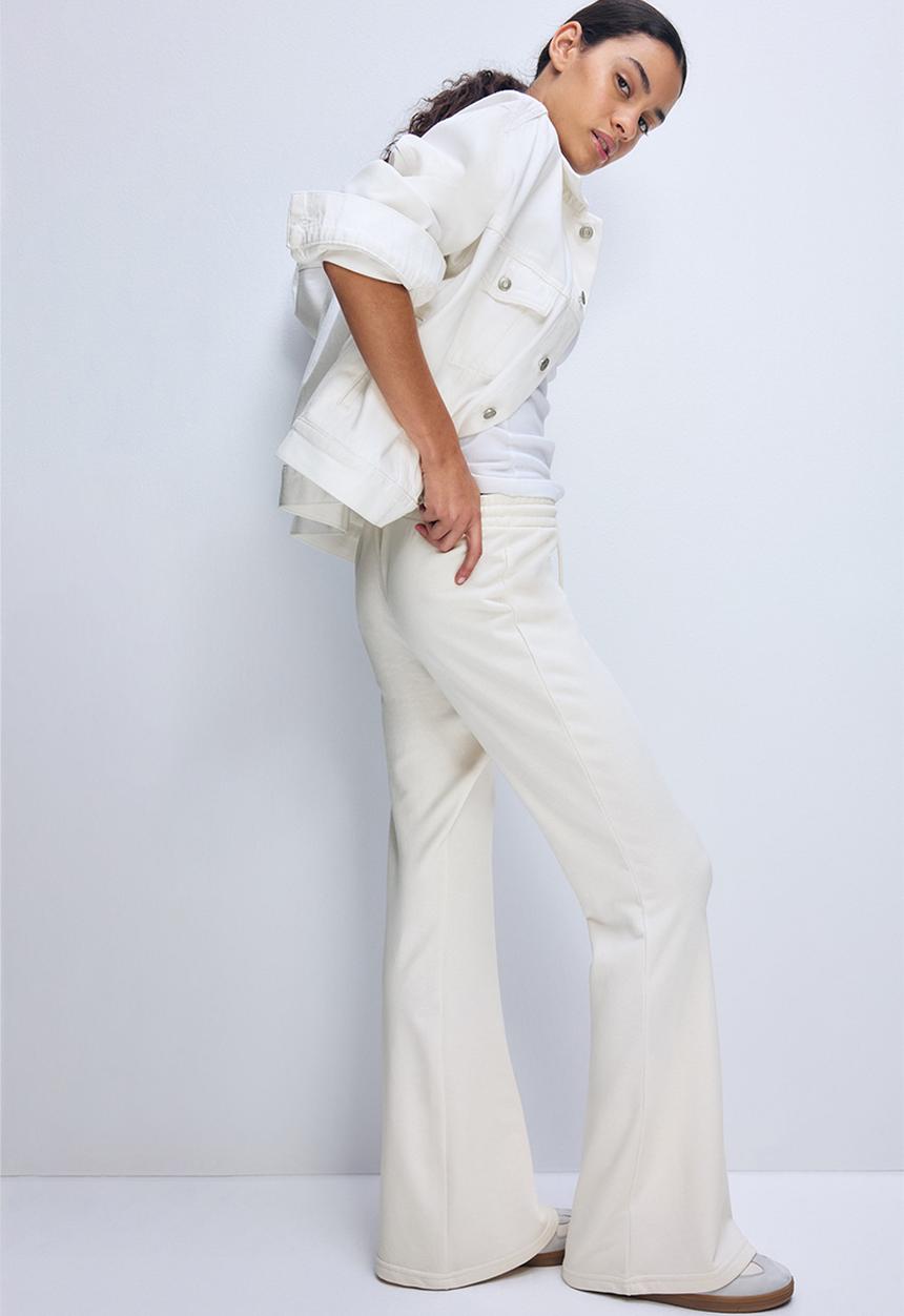H&M - Flared joggers - cream