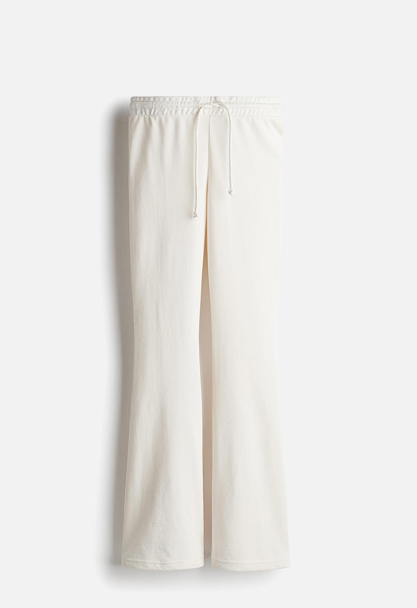 H&M - Flared joggers - cream