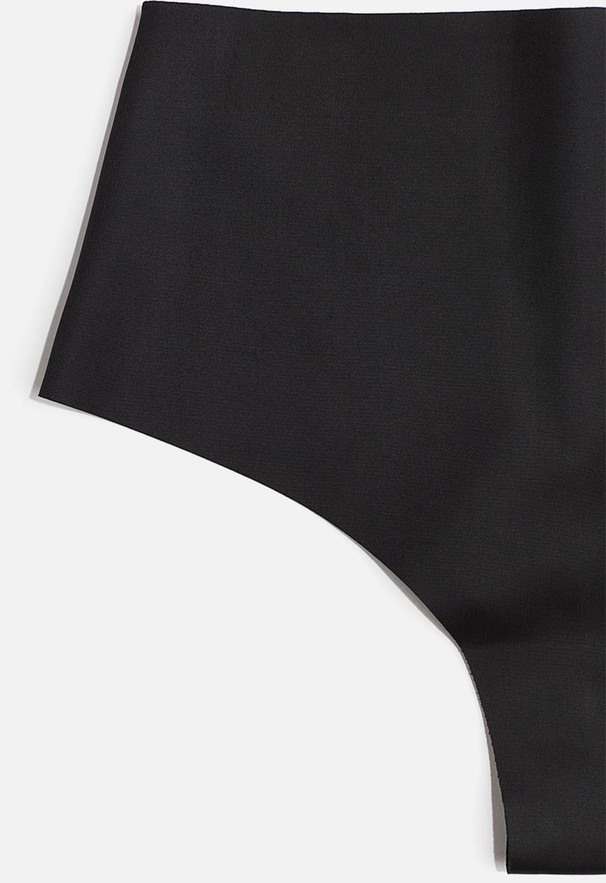 Medium shape brazilian microfibre briefs - black - 1280890003