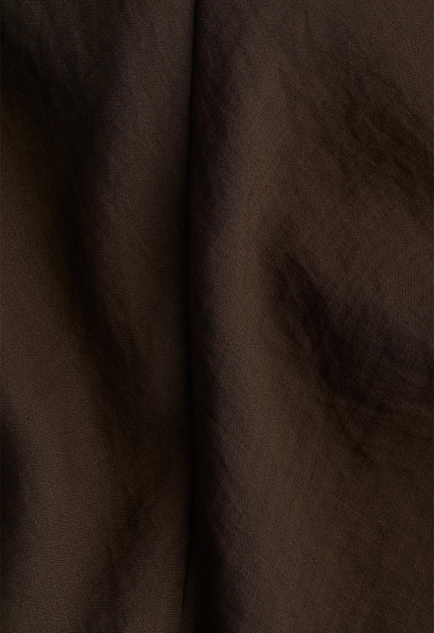 H&M - Slip skirt  - dark brown