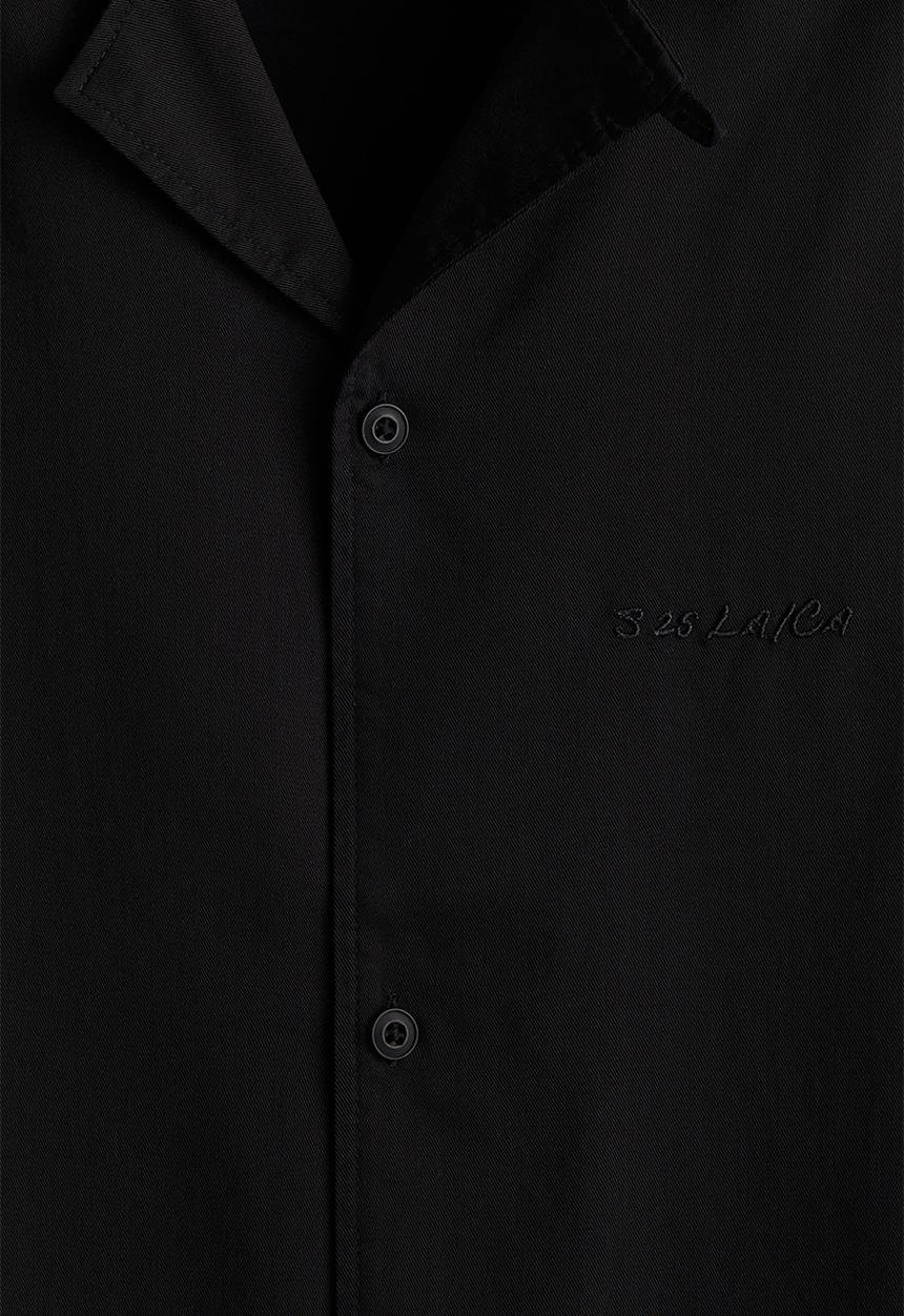 H&M - Loose fit resort shirt - black