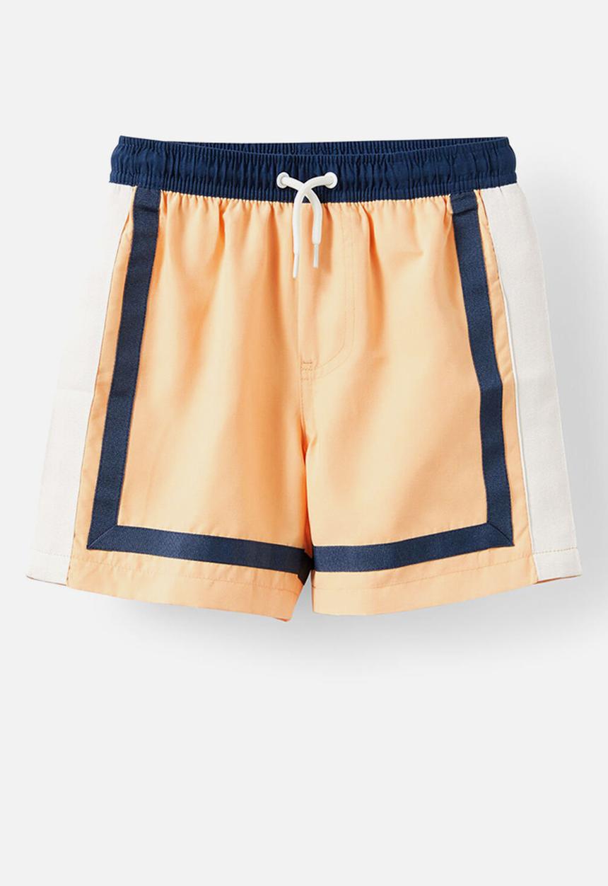 Cotton On - Bailey board short - golden dust/deep dive/vanilla tape