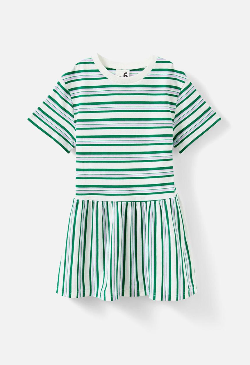 Cotton On - Willow short sleeve dress - vanilla/island green & vintage lilac