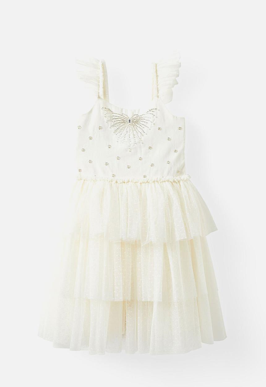 Cotton On - Isabella dress up dress - dark vanilla/shimmer sparkle