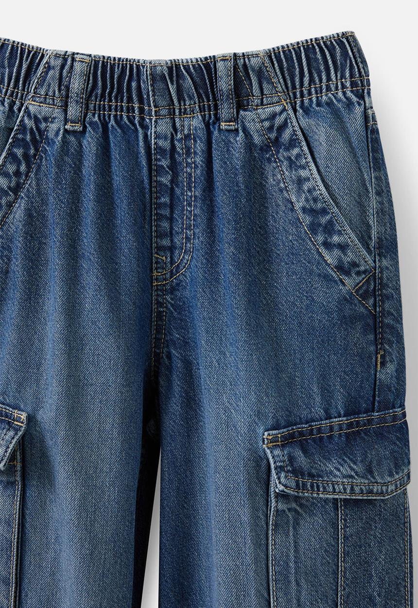 Cotton On - Taylor denim jean - port sea dark blue cargo