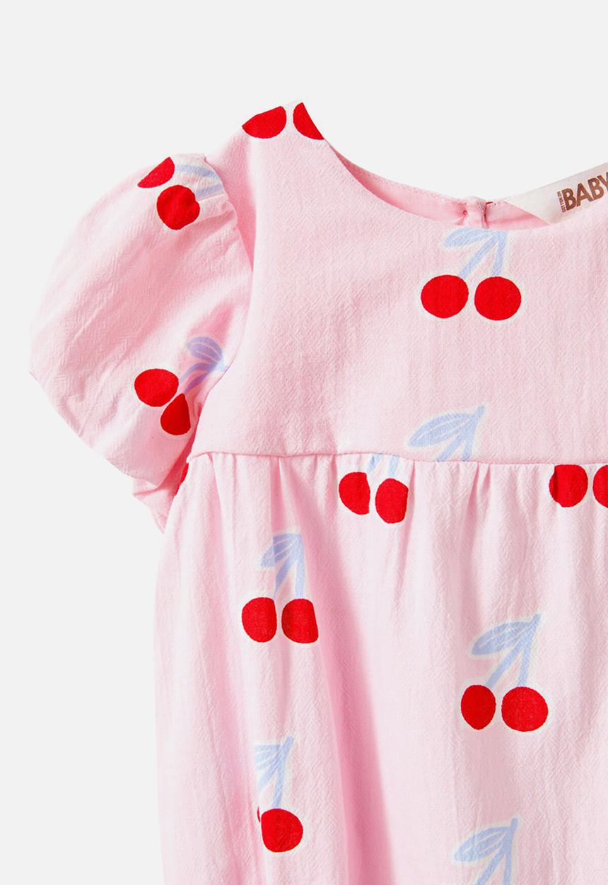 Cotton On - Perry short sleeve bubbysuit - blush pink/cherries