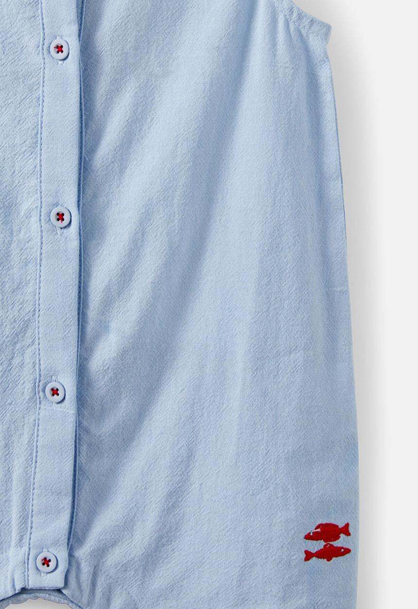 Cotton On - Jack sleeveless playsuit - dawn blue