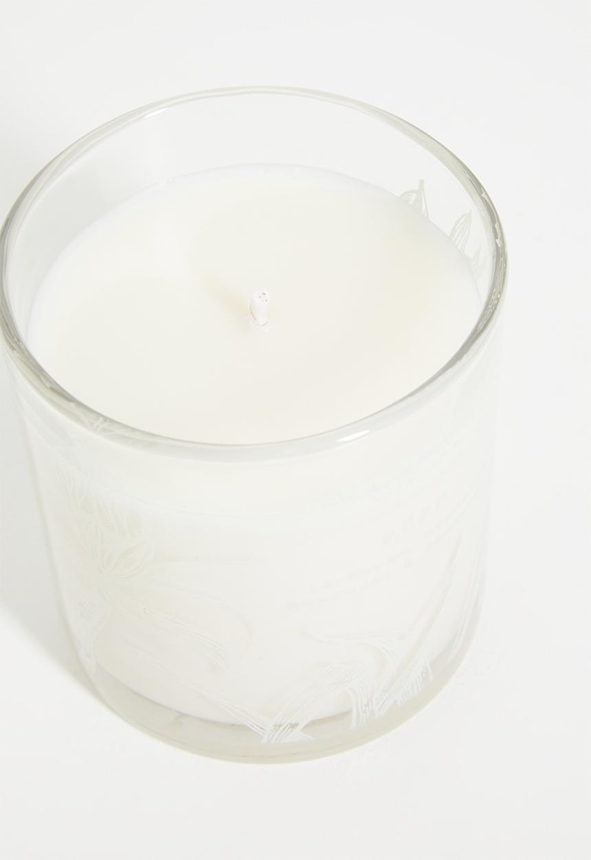 Amanda Jayne - Eden glass collection candle - white