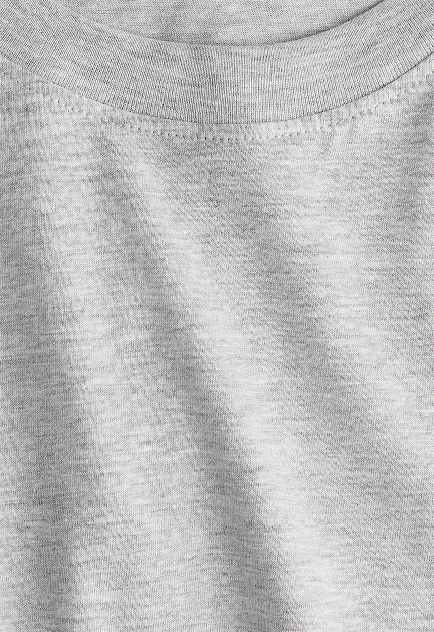 H&M - Oversized t-shirt - light grey marl