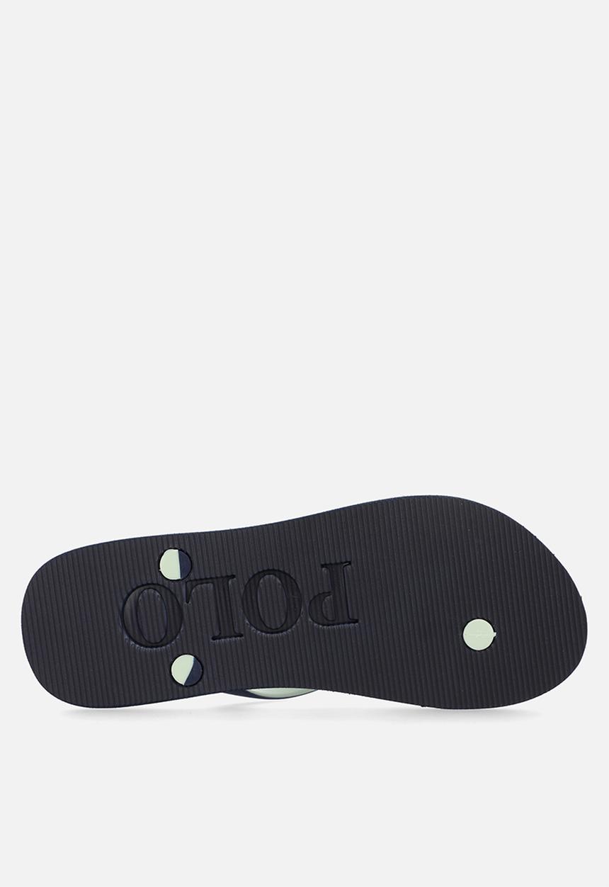 POLO - Monogram flip flop - navy