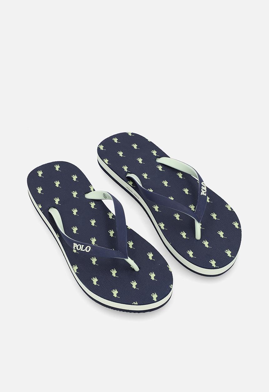 POLO - Monogram flip flop - navy