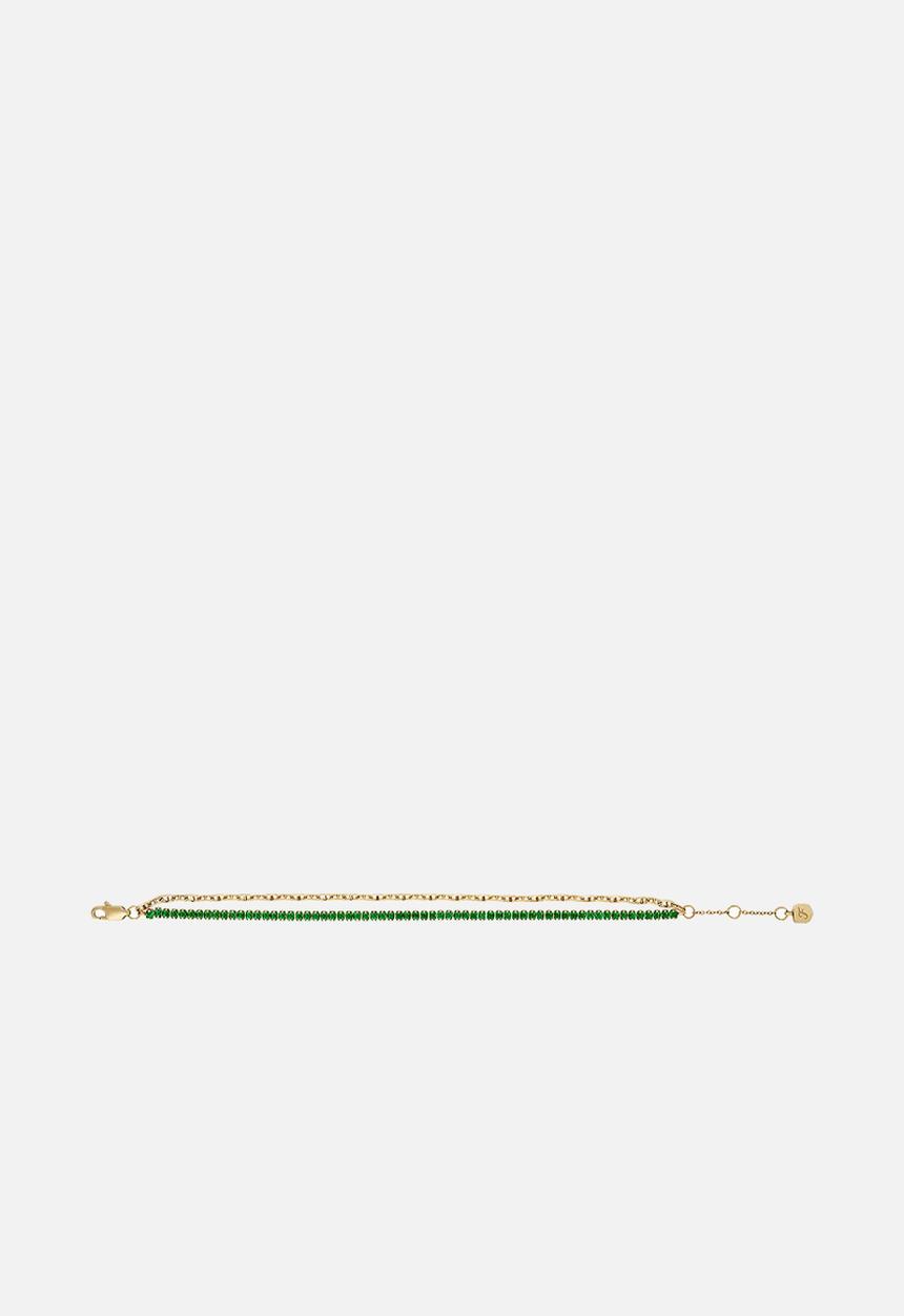 Fossil - Heritage Chain JA7272710 - gold & green