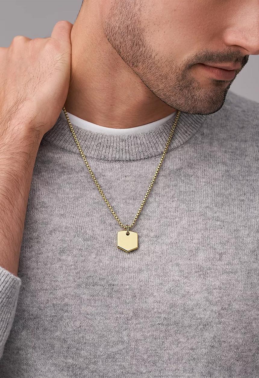Fossil - Heritage Necklace JF04572710 - Gold