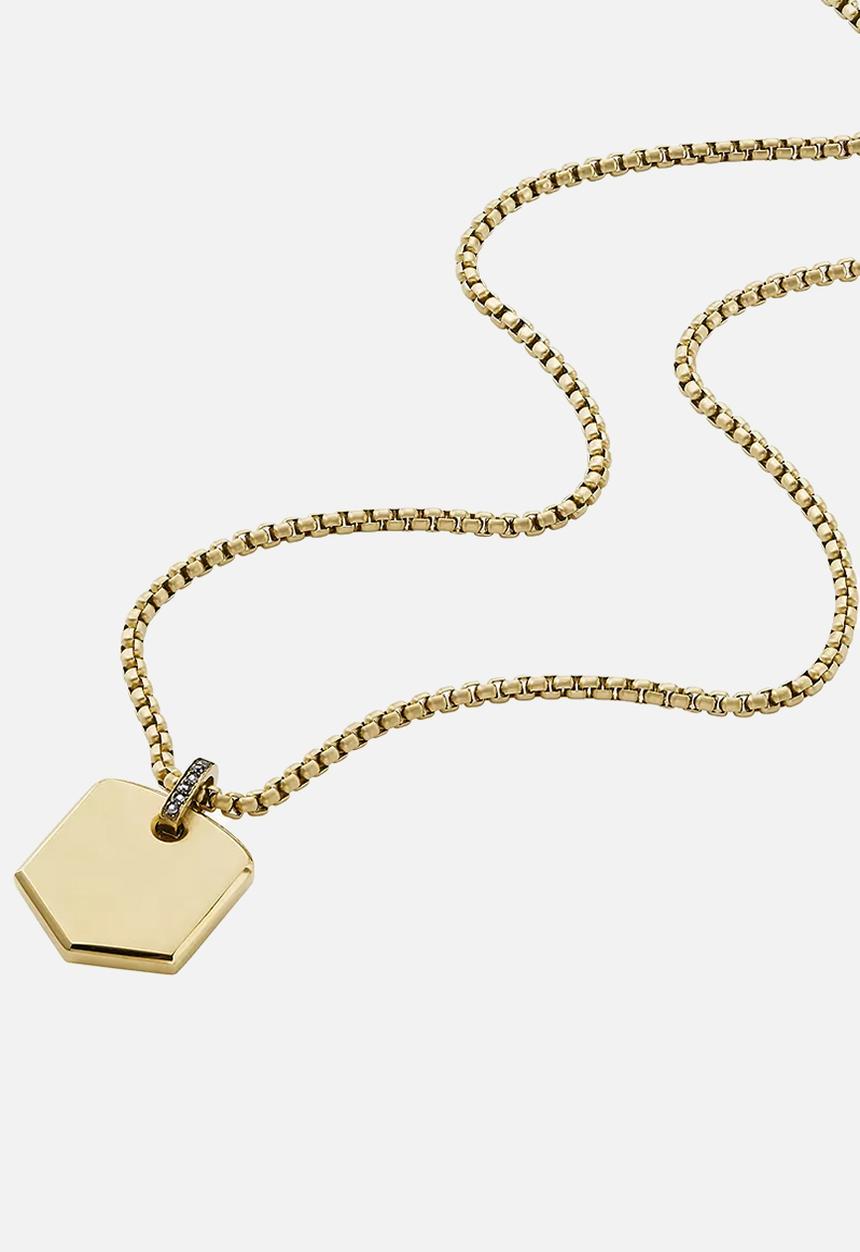 Fossil - Heritage Necklace JF04572710 - Gold