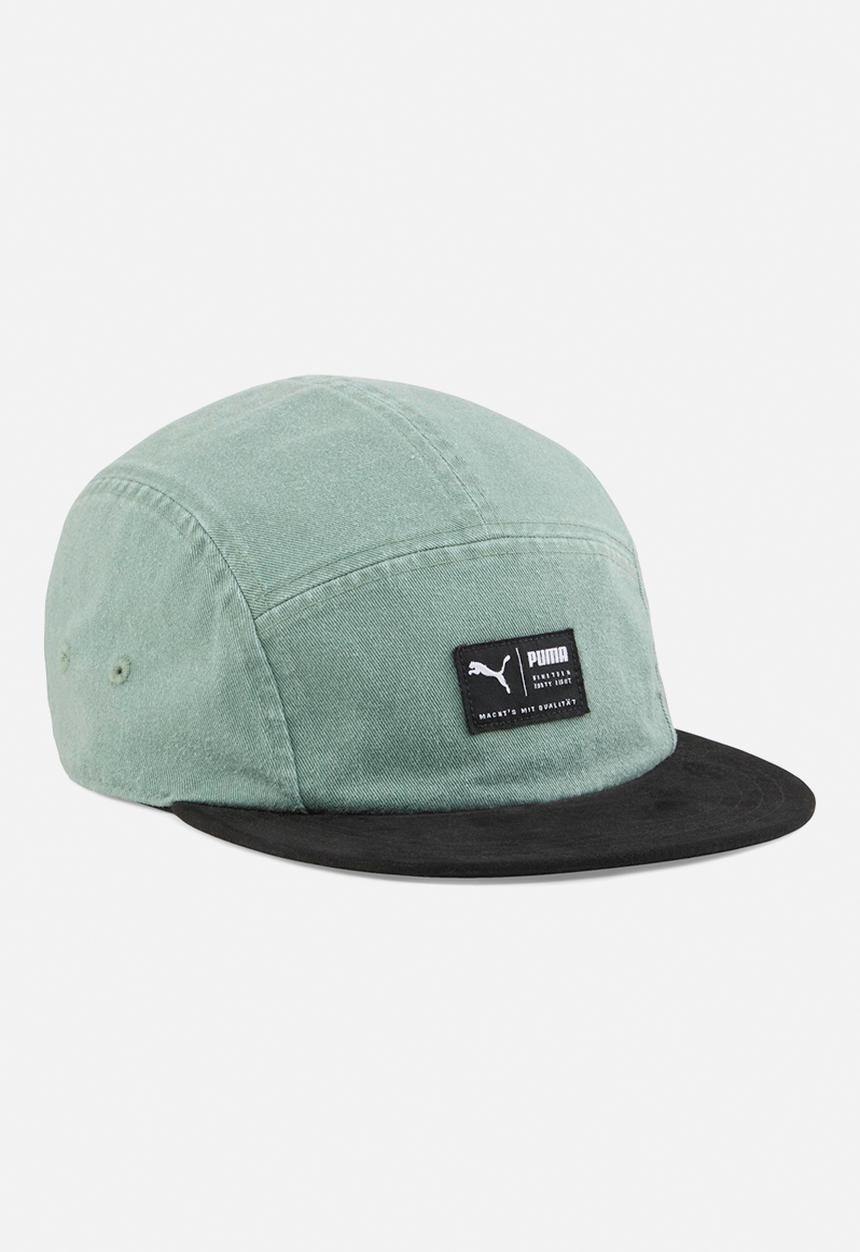 PUMA - Skate 5 Panel Cap - Eucalyptus-PUMA Black