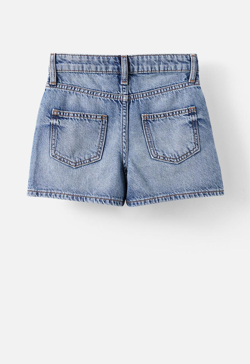 Cotton On - Alayna aline denim skort - blue haven mid blue