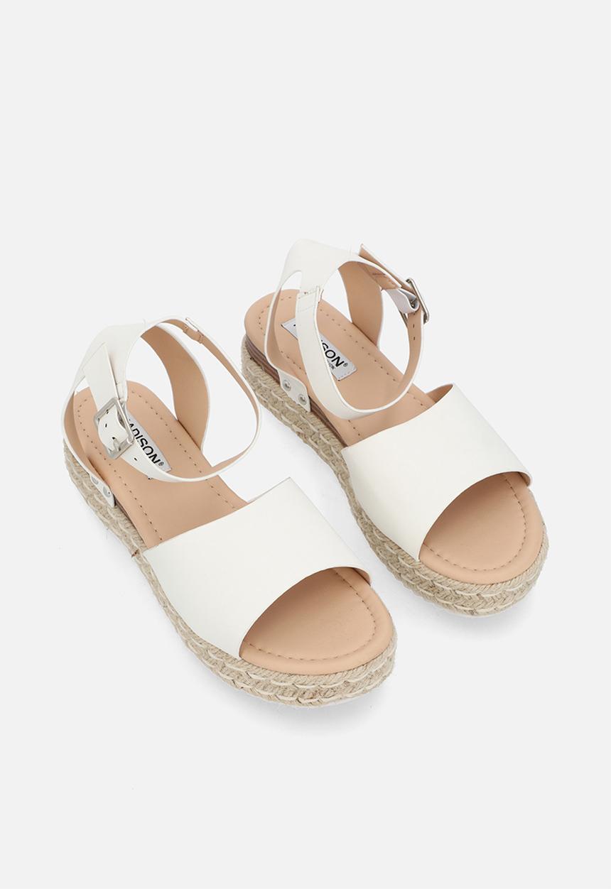 Madison® - Catherine sleek sandal - white