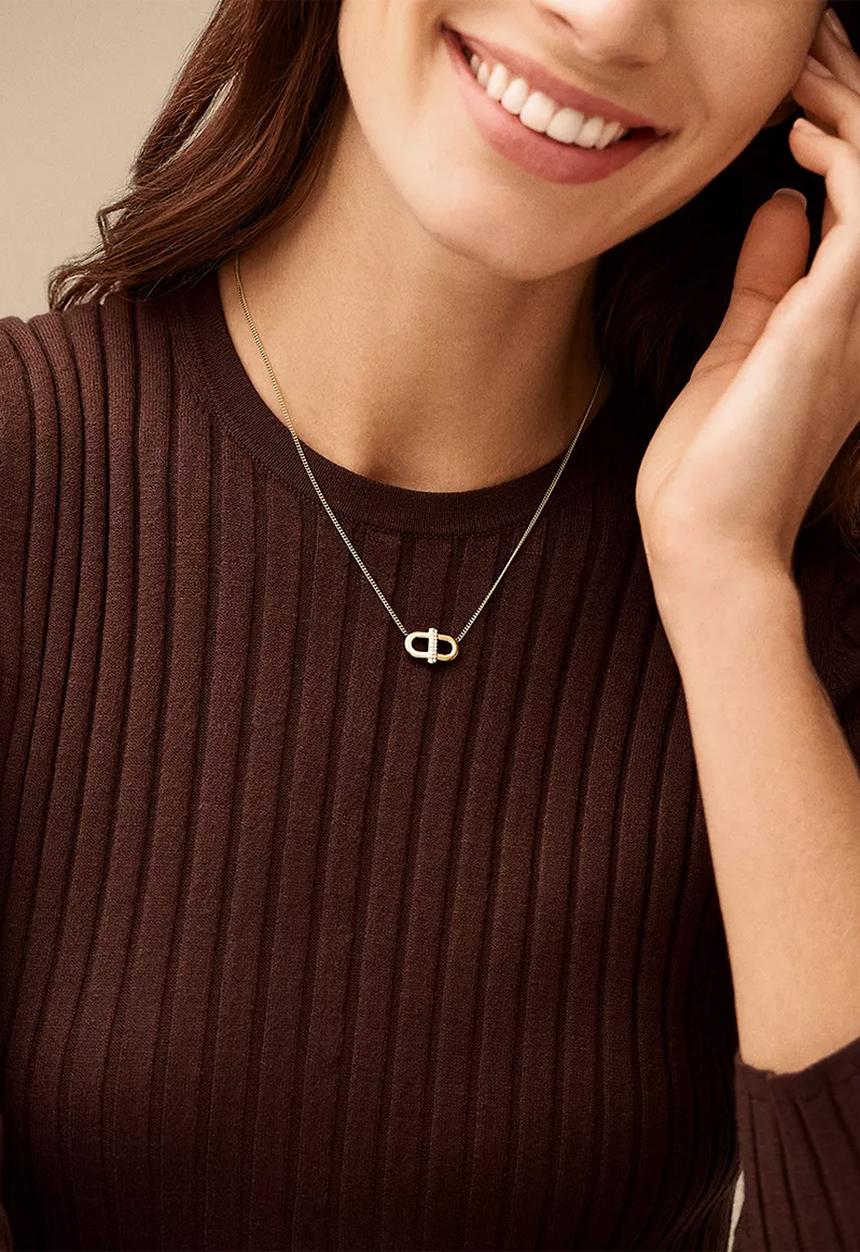 Fossil - Heritage Necklace JF04582710 - Gold